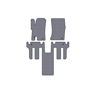 Резиновые Коврики Carsuit (2 Ряда, Серые) Ssang Yong Rodius фото 1