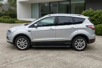Ford Kuga/Escape 2013-2019 гг. Боковые Подножки Allmond Black (2 шт., Алюминий) фото 1