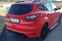 Ford Kuga/Escape 2013-2019 гг. Боковые Подножки Line (2 шт., Алюминий) фото 9