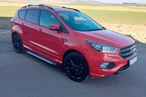 Ford Kuga/Escape 2013-2019 гг. Боковые Подножки Line (2 шт., Алюминий) фото 3