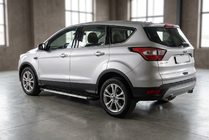 Ford Kuga/Escape 2013-2019 гг. Боковые Подножки Duru (2 шт., Алюминий) фото 1