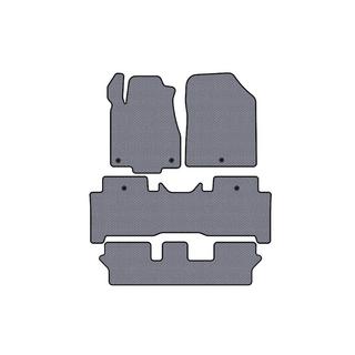 Резиновые коврики Carsuit (3 ряда, серые) Acura MDX 2007-2013 гг. фото 1