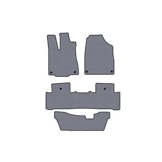 Резиновые коврики Carsuit (3 ряда, серые) Acura MDX 2013-2020 гг. фото 1