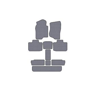 Резиновые коврики Carsuit (3 ряда, серые) Cadillac Escalade 2007-2014 гг. фото 1