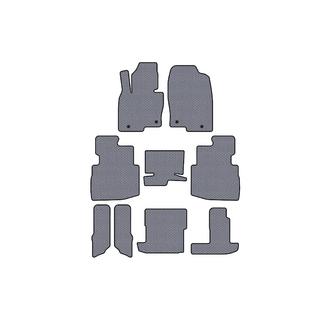 Резиновые Коврики Carsuit (3 Ряда, 7-местный, Серый) фото 1