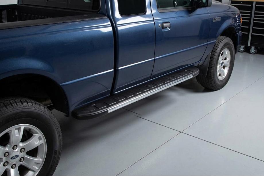Ford Ranger 2007-2011 гг. Боковые Подножки Duru (2 шт., Алюминий) Image