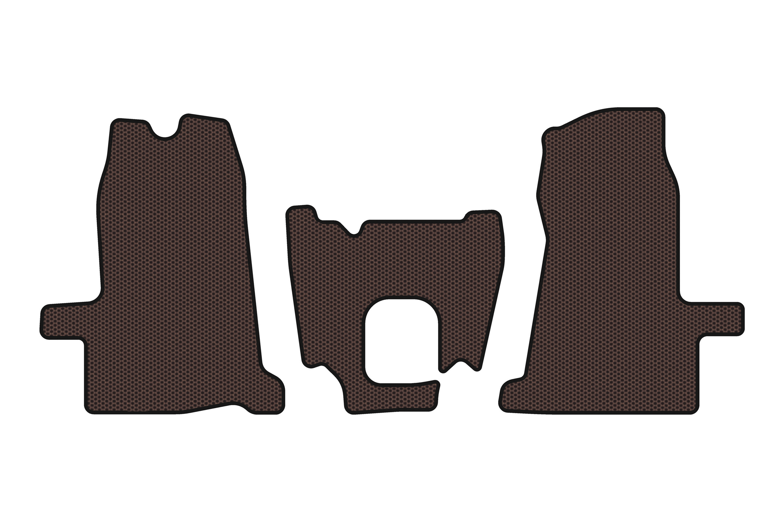 Гумові килимки Carsuit (2000-2006, 1-20261, МКПП, коричневий) для Ford Transit рр