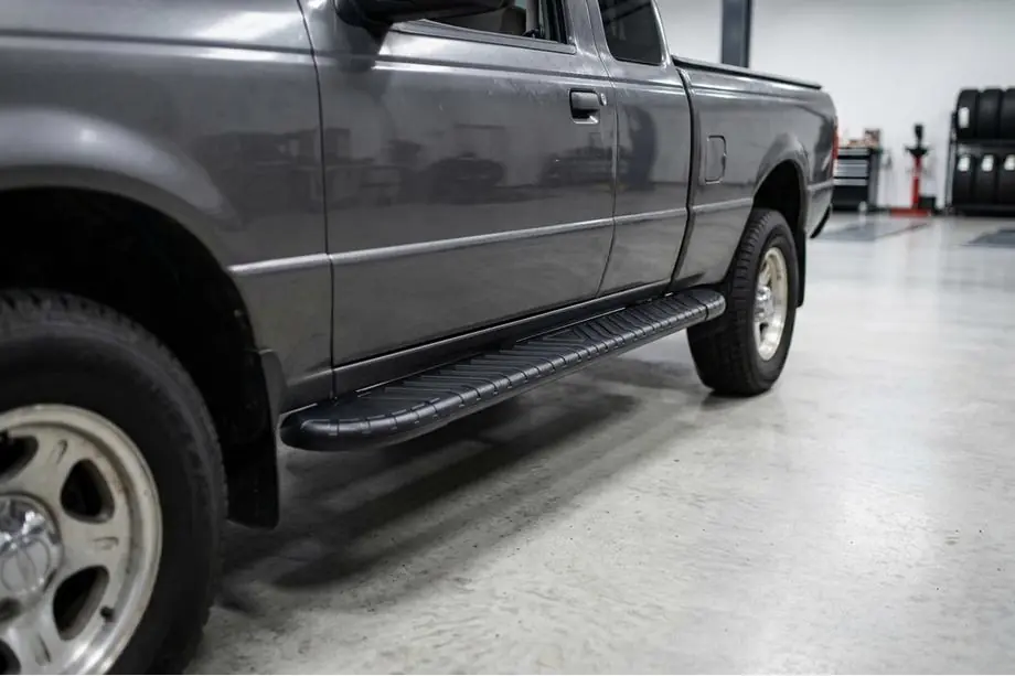 Ford Ranger 2007-2011 гг. Боковые пороги Bosphorus Black (2 шт., алюминий) Image