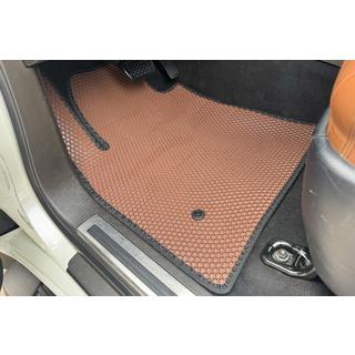 Резиновые коврики Carsuit (2007-2012, коричневые) Toyota Land Cruiser 200 2007-2021 гг. фото 1