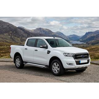 Боковые Подножки Rainbow (2 шт., Алюминий) Ford Ranger 2011–2022 гг. фото 1