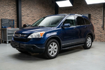 Honda CRV 2007-2011 гг. Боковые пороги Bosphorus Black (2 шт., алюминий) фото 1