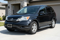 Honda CRV 2007-2011 гг. Боковые Подножки Rainbow (2 шт., Алюминий) фото 1