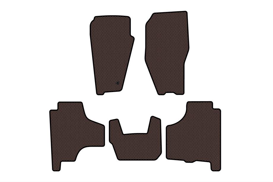 Dodge Nitro 2006-2011 гг. Резиновые Коврики Carsuit (Коричневые) Фото 1