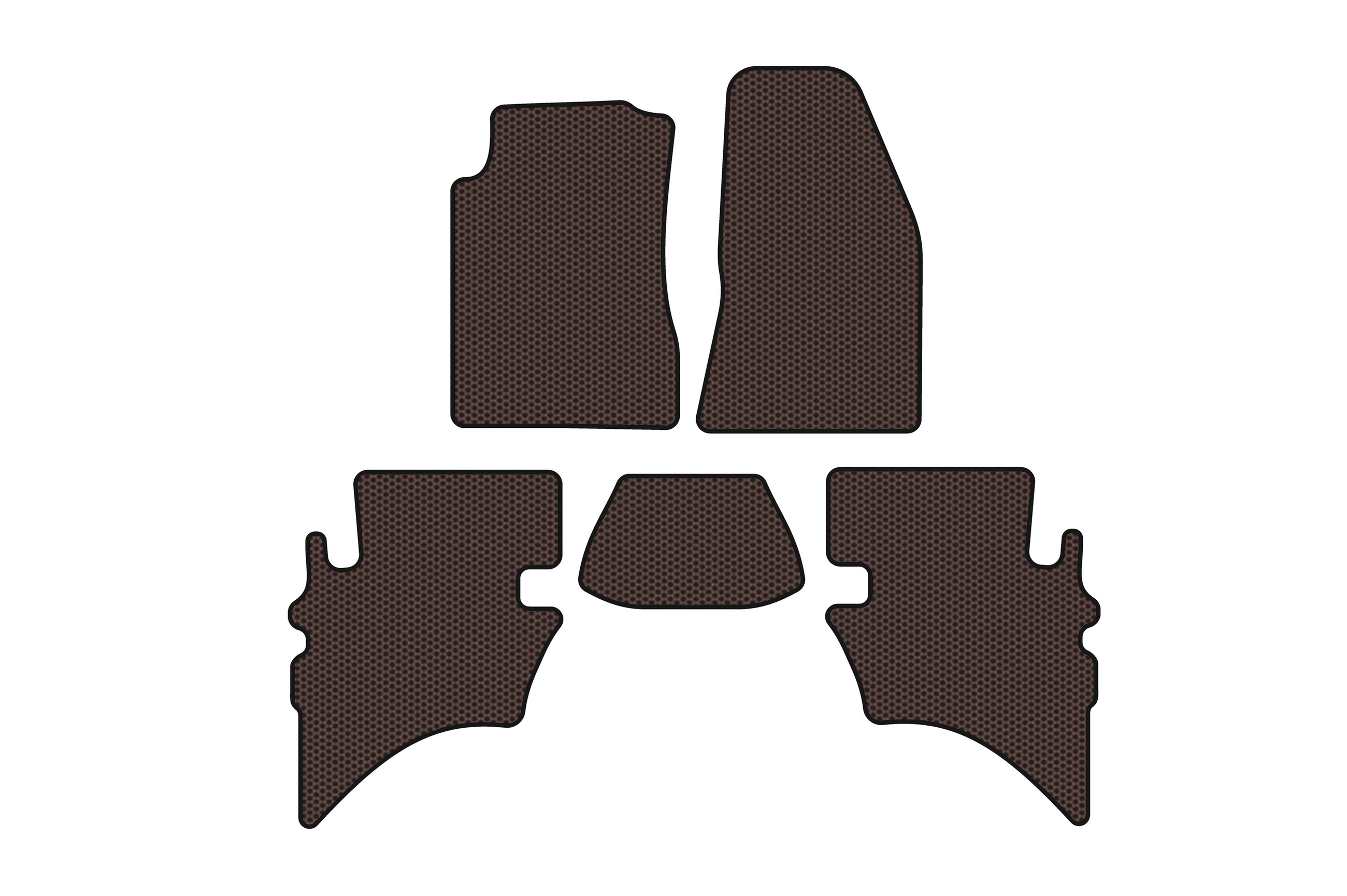 Гумові килимки Carsuit (Коричневий) для Ford Ranger 2002-2006 рр