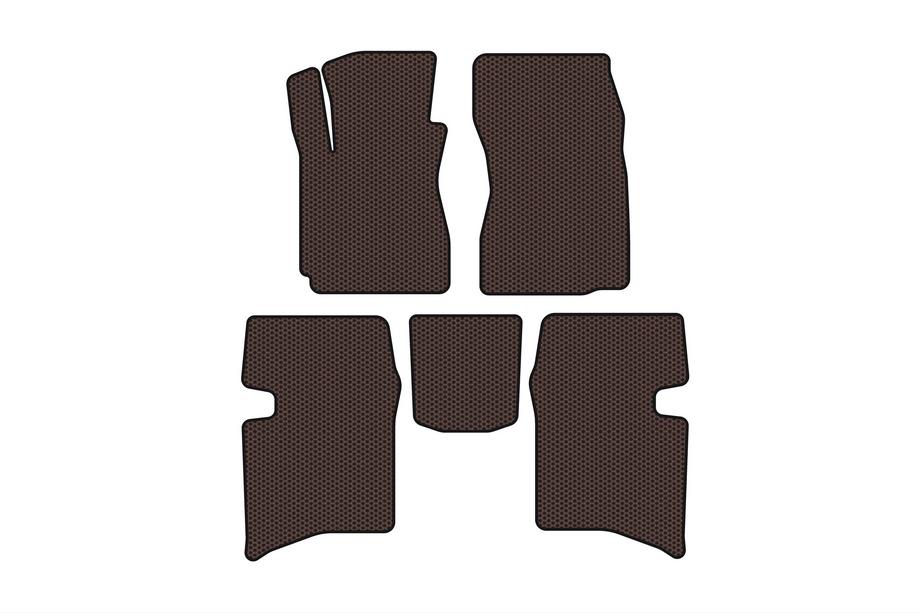 Geely MK 2006-2014 гг. Резиновые Коврики Carsuit (SD, Коричневые) Фото 1