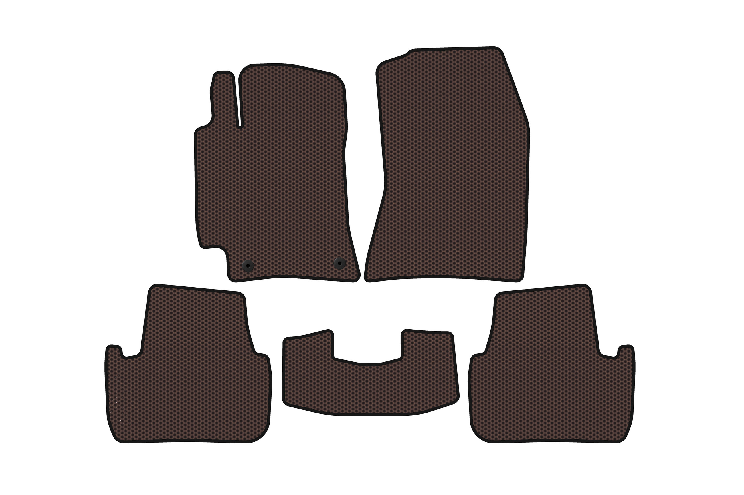 Гумові килимки Carsuit (Коричневий) для Lexus IS 1998-2005 рр