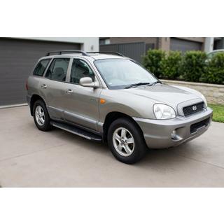 Боковые Подножки Duru (2 шт., Алюминий) Hyundai Santa Fe 1 2000-2006 гг. фото 1