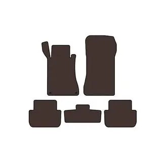 Резиновые коврики Carsuit (Купе, коричневый) фото 1