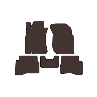 Резиновые Коврики Carsuit (SD, Коричневые) Nissan Almera N16 2000-2006 гг. фото 1