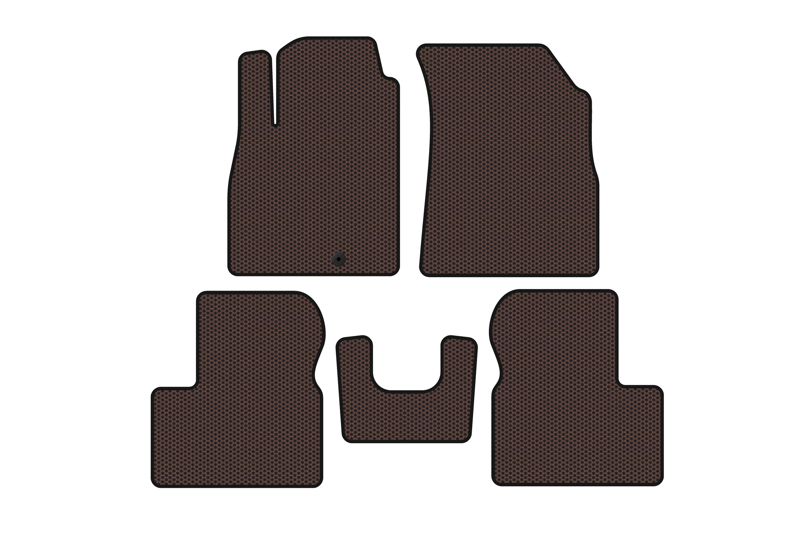 Гумові килимки Carsuit (Коричневий) для Nissan Micra K13 2011-2016 рр