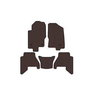 Резиновые Коврики Carsuit V2 (2 Ряда, Коричневые) Nissan Pathfinder R51 2005-2014 гг. фото 1