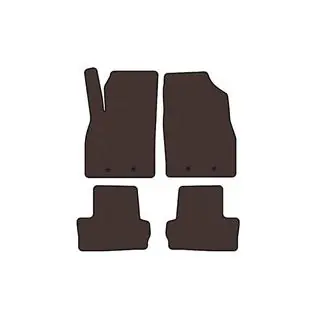 Резиновые коврики Carsuit (LB, Гибрид, коричневый) фото 1