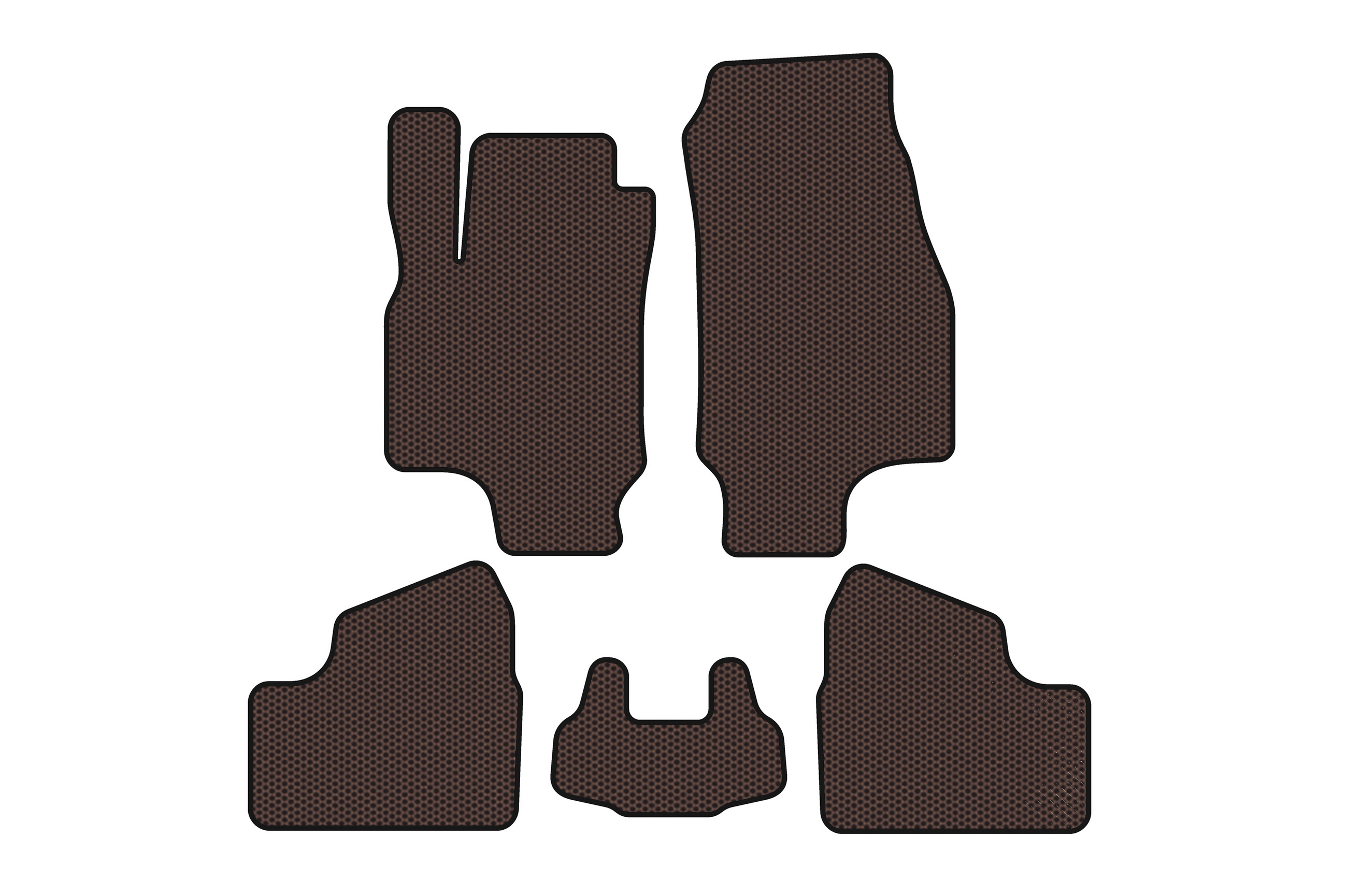 Гумові килимки Carsuit (SD, коричневий) для Opel Astra G classic 1998-2012 рр