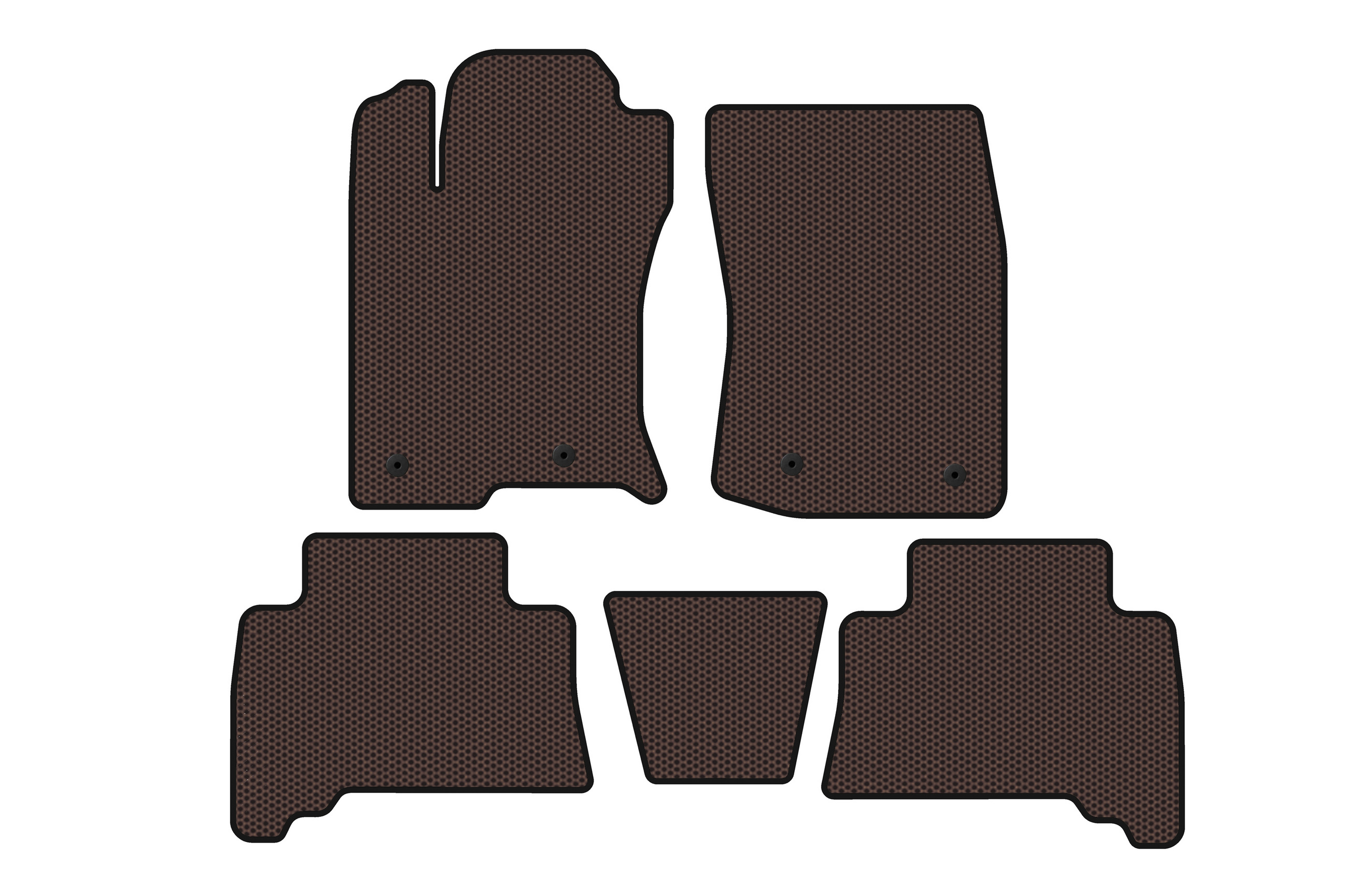 Гумові килимки Carsuit (2009-2014, коричневий) для Toyota 4Runner рр