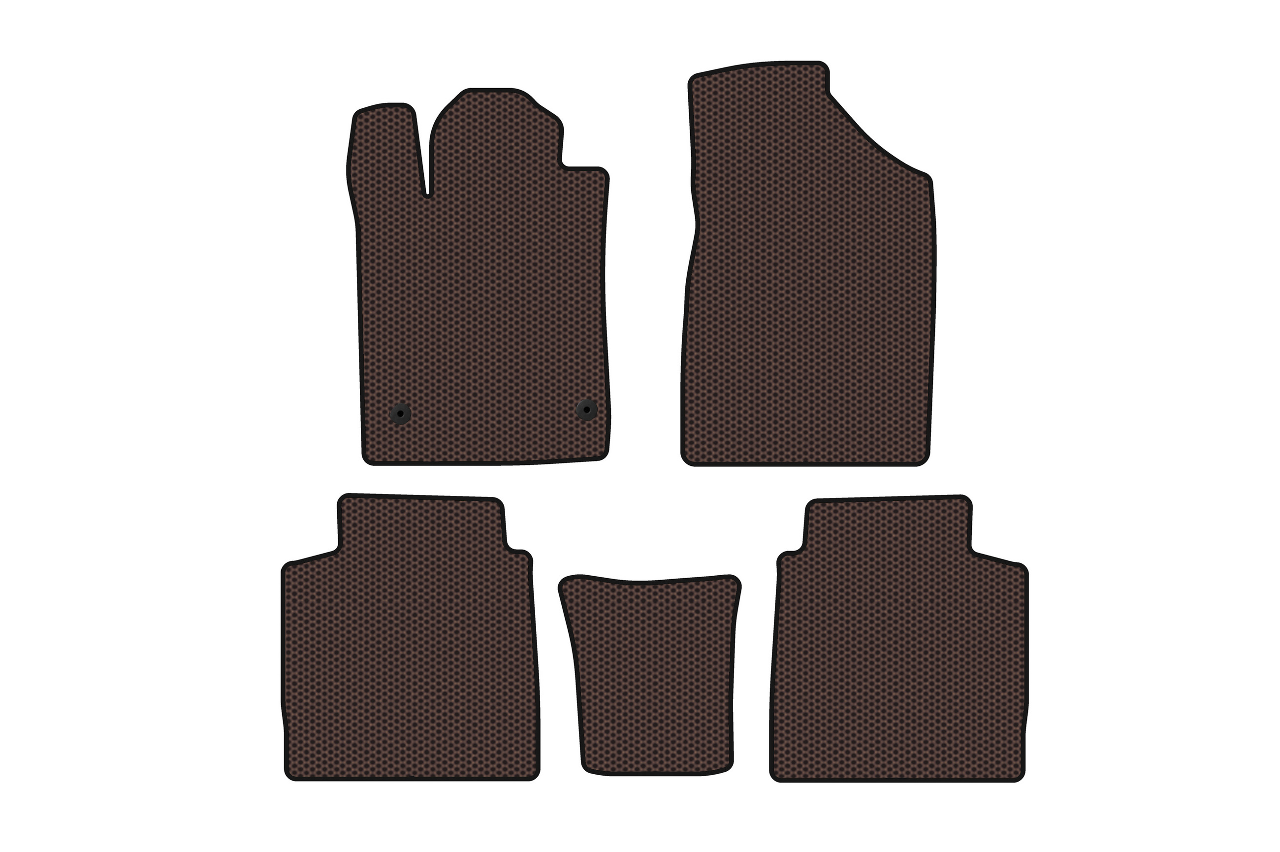 Гумові килимки Carsuit (Коричневий) для Toyota Avalon 2006-2012 рр - фото 1