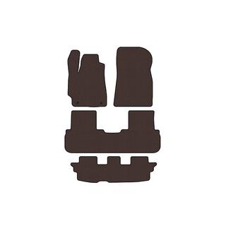 Резиновые коврики Carsuit (2 ряда, коричневые) фото 1