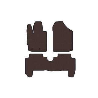 Резиновые коврики Carsuit (HB, 5-дверный, коричневый) Toyota Yaris 2006-2011 гг. фото 1