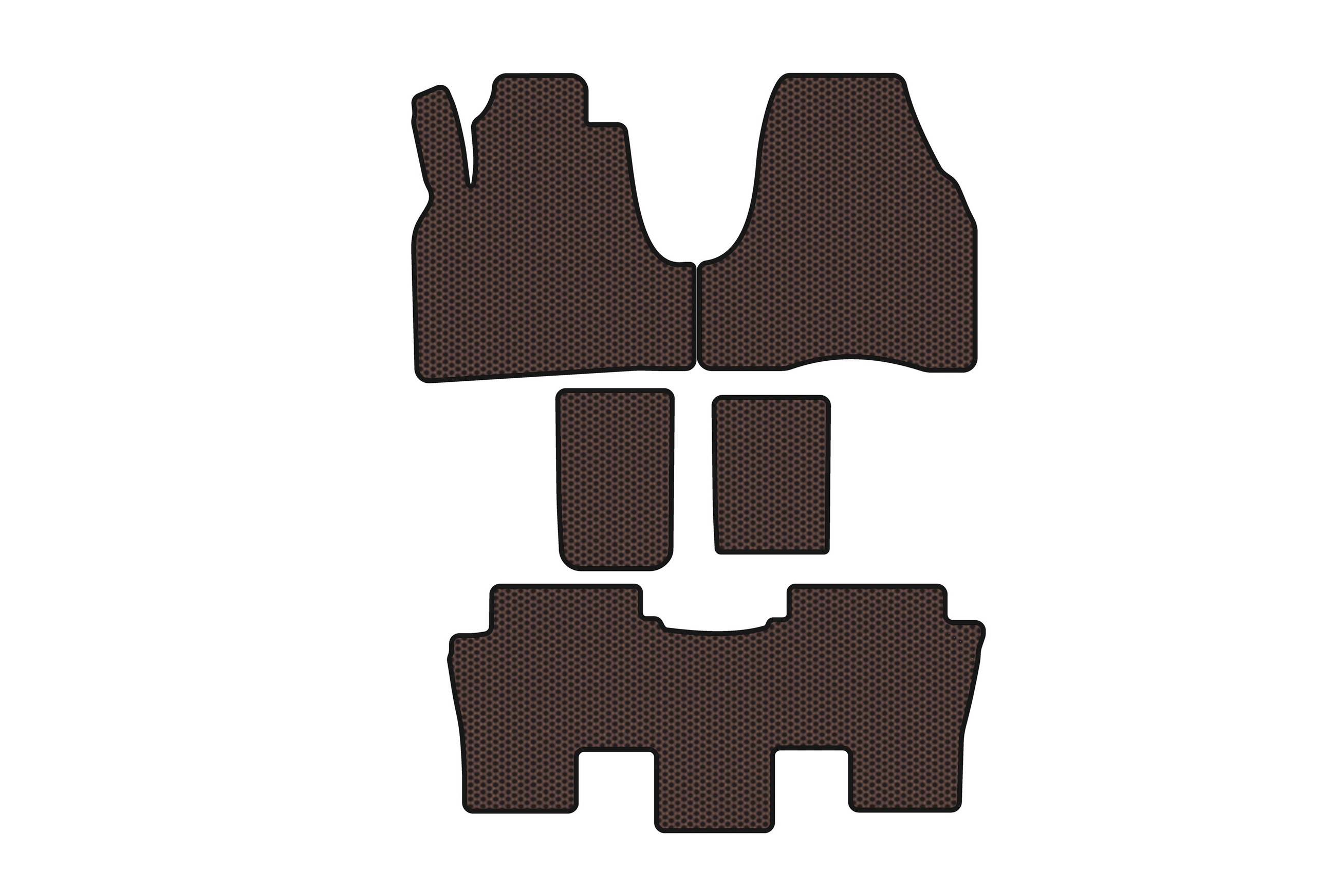Гумові килимки Carsuit (Коричневий) для Citroen C-8 2002-2014 рр
