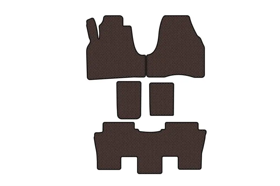 Citroen C-8 2002-2014 гг. Резиновые Коврики Carsuit (Коричневые) Фото 1