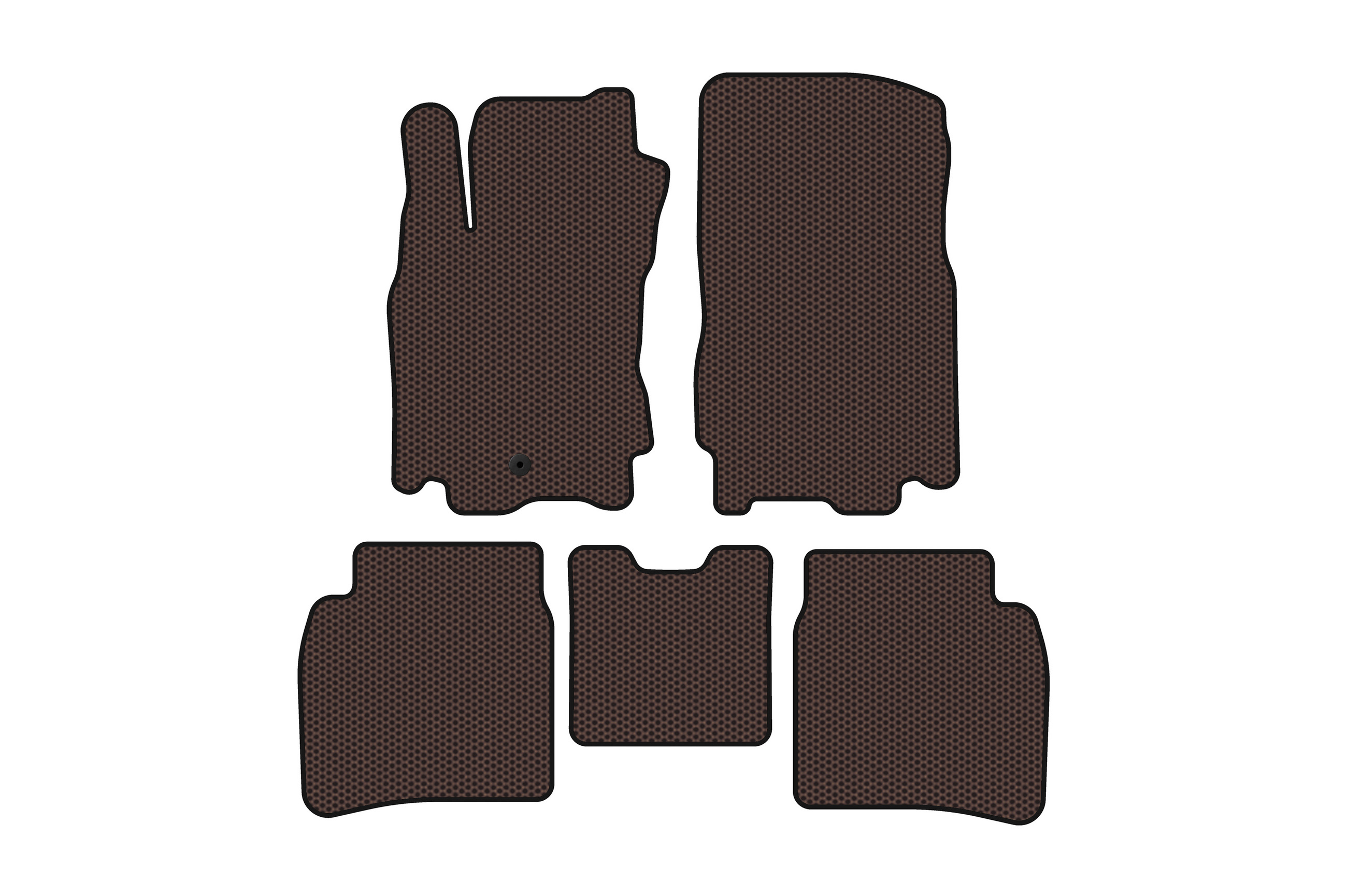 Гумові килимки Carsuit (Коричневий) для Nissan Note 2004-2012 рр