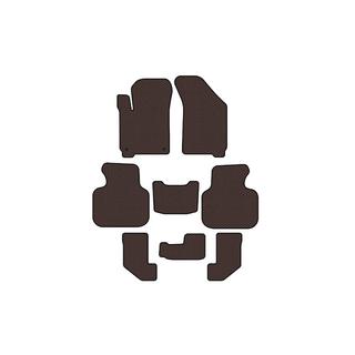 Резиновые коврики Carsuit (2008-2011, 3 ряда, коричневые) Dodge Journey 2008-2020 гг. фото 1