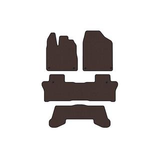 Резиновые коврики Carsuit (3 ряда, коричневые) фото 1