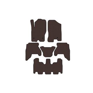 Резиновые коврики Carsuit V1 (3 ряда, коричневые) Nissan Pathfinder R51 2005-2014 гг. фото 1