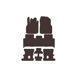 Резиновые коврики Carsuit (3 ряда, коричневые) Renault Scenic/Grand 2003-2009 гг. фото 1