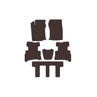 Резиновые коврики Carsuit (3 ряда, 2014-2024, 7-местный, коричневый) Toyota 4Runner 2009-2024 гг. фото 1