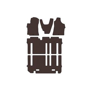 Резиновые коврики Carsuit (полный салон, коричневые) Hyundai H300, H1, Starex 2008-2020 гг. фото 1