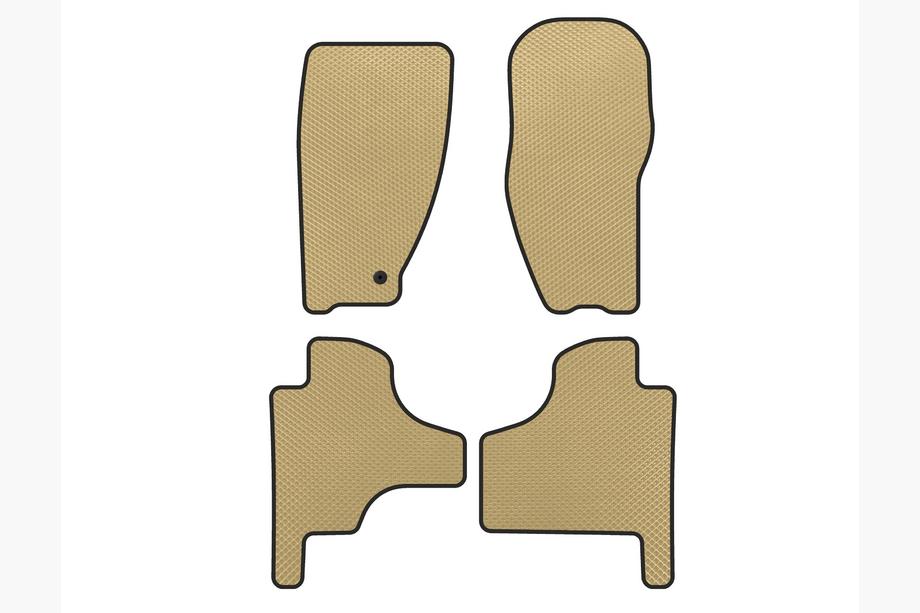 Jeep Cherokee/Liberty 2007-2013 гг. Коврики EVA (Бежевые) Image