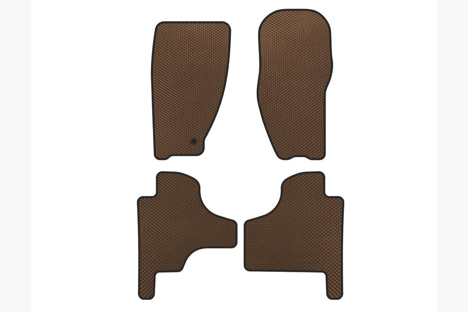Jeep Cherokee/Liberty 2007-2013 гг. Коврики EVA (Коричневые) Image
