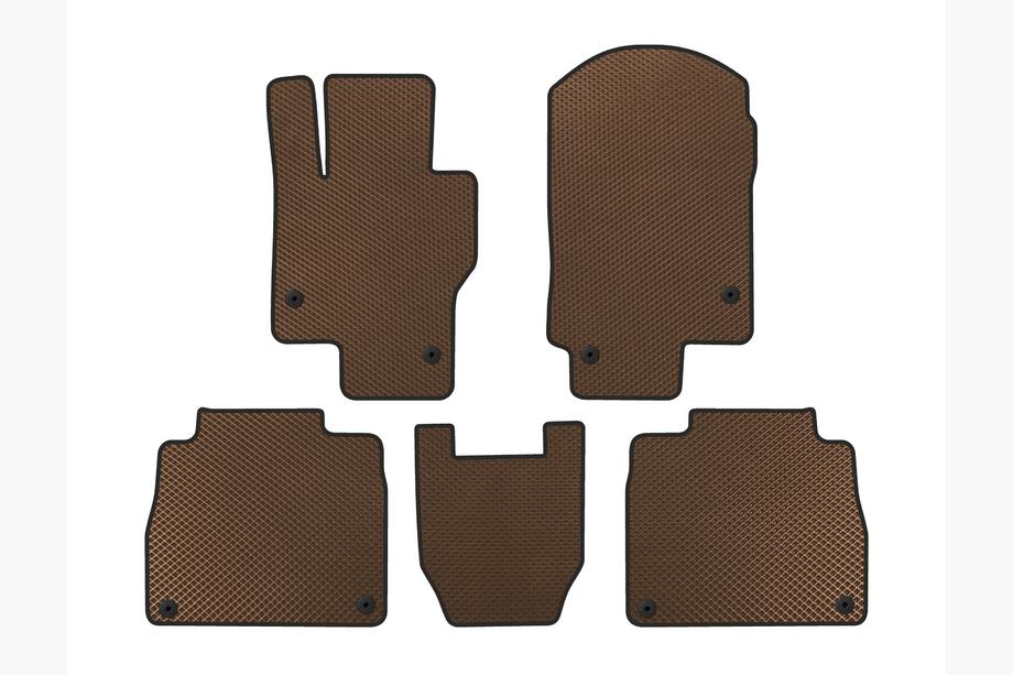 Mercedes GLS X167 2019- гг. Коврики EVA (Коричневые) Image