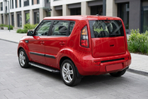 Kia Soul I 2008-2013 гг. Боковые пороги RedLine V1 (2 шт., алюминий) фото 1