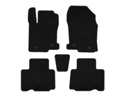 Lexus NX 2014-2021 гг. Текстильные коврики Premium (Черный) фото 1