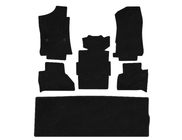 Текстильные Коврики Deluxe (3 Ряда, Черные) фото 1