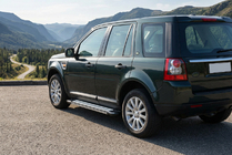 Land Rover Freelander II 2006–2014 гг. Боковые Подножки Rainbow (2 шт., Алюминий) фото 1