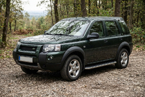 Land Rover Freelander I 1997-2006 гг. Боковые Подножки Maydos V1 (2 шт., нержавейка) фото 1