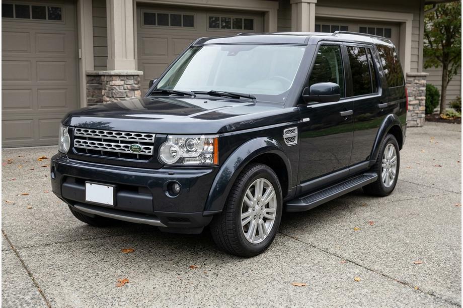 Land Rover Discovery IV 2009-2017 гг. Боковые Подножки Allmond Black (2 шт., Алюминий) Image