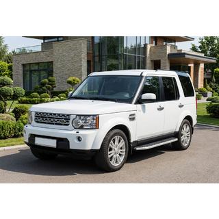 Боковые Подножки Duru (2 шт., Алюминий) Land Rover Discovery IV 2009-2017 гг. фото 1